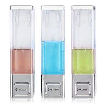 Silver Wall Mount Soap Dispenser (Pack of 3)