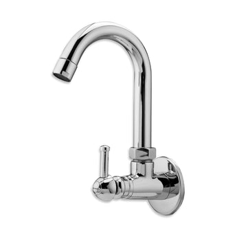 Stellar Wall-Mount Kitchen Sink Tap with Wall Flange