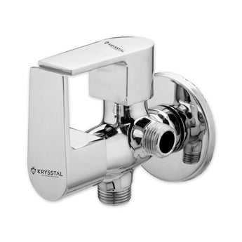 Angelo Two-Way Angle Valve (Double Handle) with Wall Flange