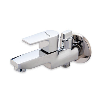 Angelo Two Way Bib Tap (Double Handle) with Wall Flange