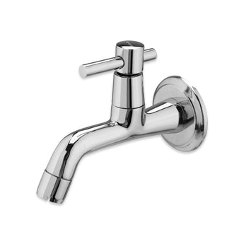 Plexa Bib Tap with Wall Flange