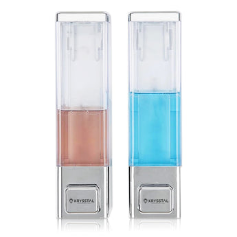 Silver Wall Mount Soap Dispenser (Pack of 2)