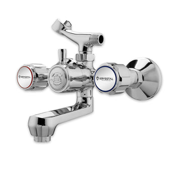 Matrix Telephonic Wall Mixer Tap for Bathroom with Crutch