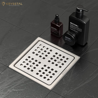 Pixel 304-SS Floor Drain (5" x 5") with Advanced Cockroach Trap