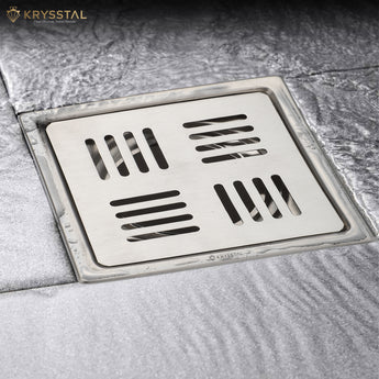 Rift 304-SS Floor Drain (5" x 5") with Advanced Cockroach Trap