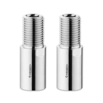 Extension Nipple (2.5 Inches) Chrome Plated Brass - Pack of 2