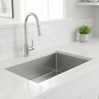 Handmade 304-SS Single Bowl (24 x 18 x 10 Inches) Kitchen Sink