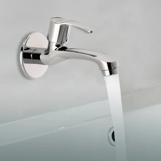 Long Body Bib Taps with Wall Flange