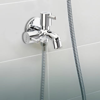 Two Way Bib Taps with Wall Flange