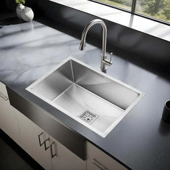 Handmade 304-SS Single Bowl (18 x 16 x 10 inches) Kitchen Sink