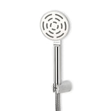 Halos ABS hand shower with 304 stainless steel flexible tube (1 m) and wall hook on a white background.