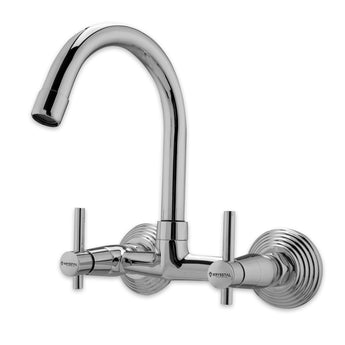 Plexa Kitchen Sink Mixer Tap with Wall Flanges