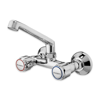 Matrix Kitchen Sink Mixer Tap with Wall Flanges