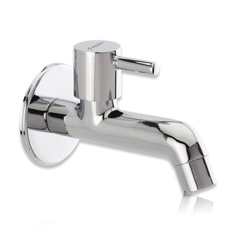 Vitra Long Body Bib Tap with Round Wall Flange