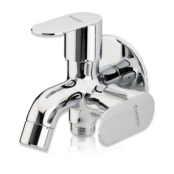 Royal Two Way Bib Tap (Double Handle) with Round Wall Flange