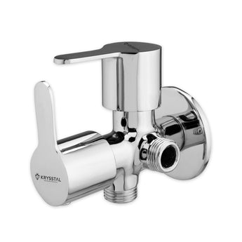 Prada Two-Way Angle Valve (Double Handle) with Wall Flange