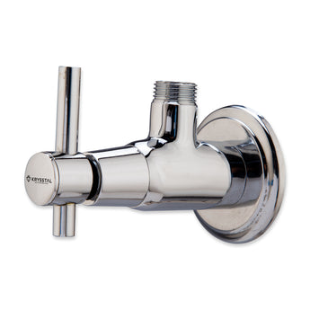 Plexa Brass Angle Valve with Flange