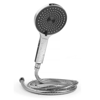 Triva ABS Triple Flow Hand Shower with 304-SS Flexible Shower Tube (1m) & Wall Hook