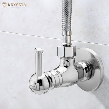 Stellar Brass Angle Valve with Flange