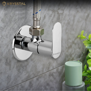 Royal Angle Valve with Round Wall Flange