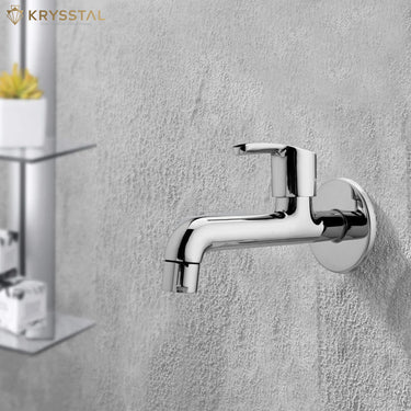 Mirage Long Body Bib Tap with Wall Flange