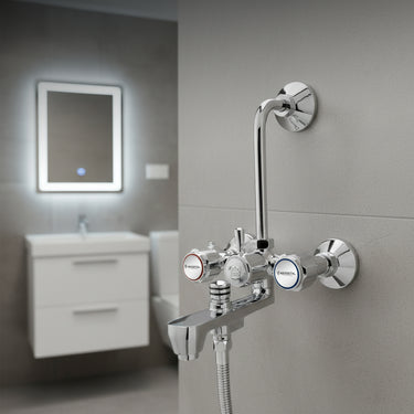 Matrix 3-in-1 Wall Mixer Tap for Bathroom