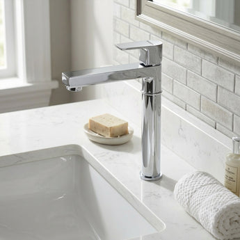 Angelo Tall Body Pillar Tap for Counter Top Wash Basin