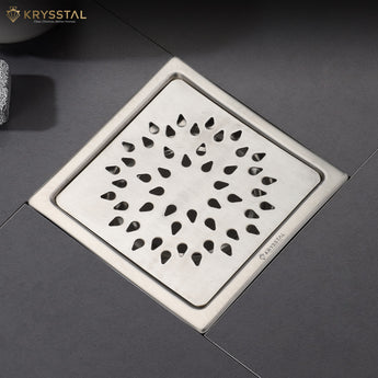 Bloom 304-SS Floor Drain (6" x 6") with Advanced Cockroach Trap