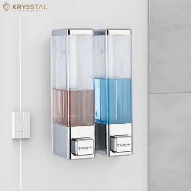 Silver Wall Mount Soap Dispenser (Pack of 2)