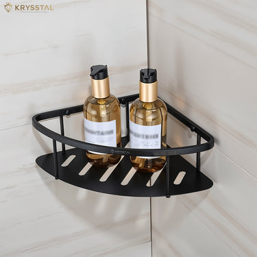 Black Corner 304-SS Shelf Tray