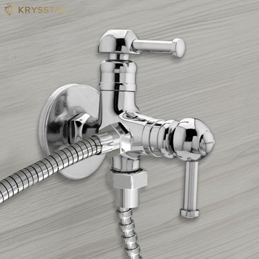 Stellar Two-Way Angle Valve (Double Handle) with Wall Flange