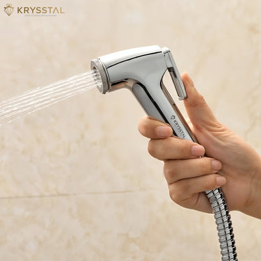 Handheld stainless steel bidet spray (health faucet) with flexible hose
