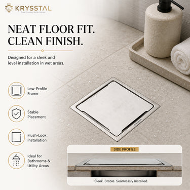 Covera 304-SS Floor Drain (5" x 5")