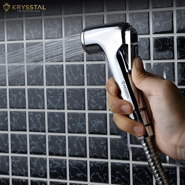 Handheld stainless steel bidet spray (health faucet) with flexible hose