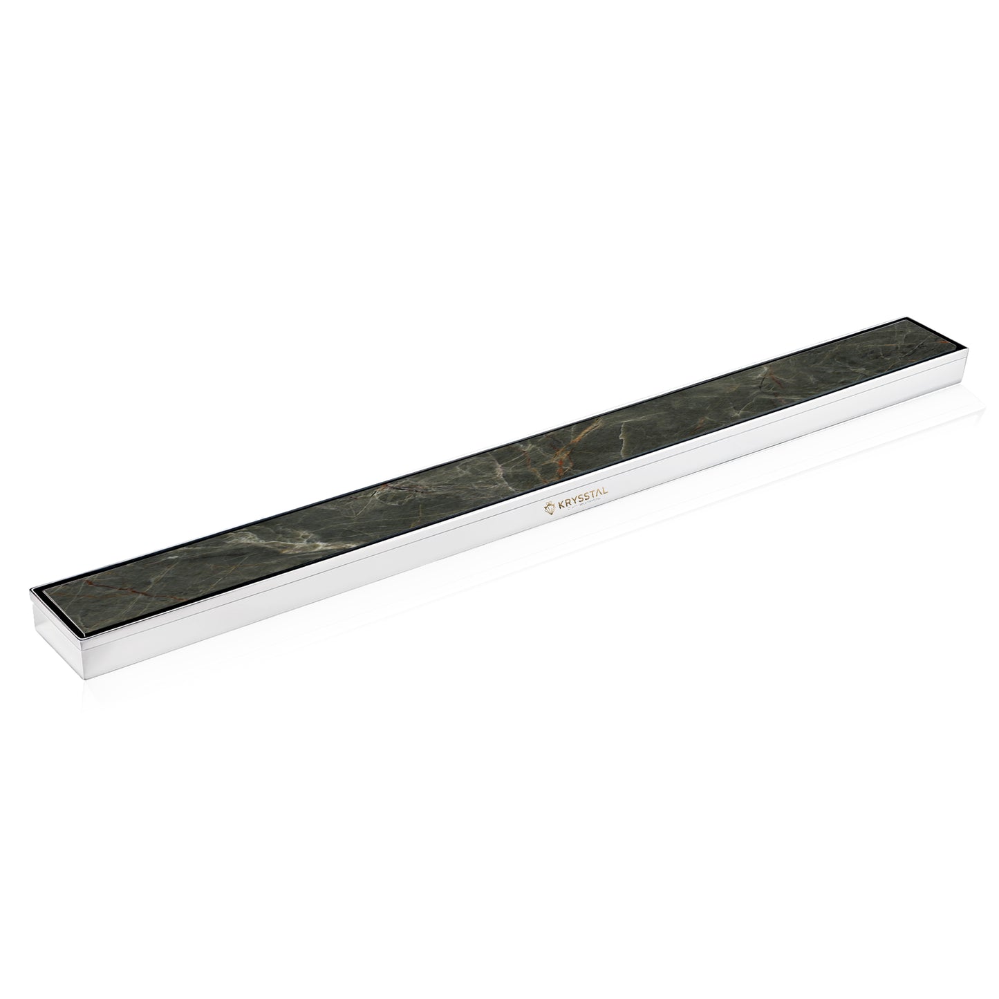 Tile-Insert 304-SS (48"x 4") Shower Drain Channel with Advanced Cockroach Trap