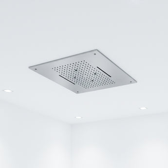 Skyfall Triple Flow Luxury Spa Ceiling Shower - Rain, Mist & Waterfall (22 x 20 Inches)