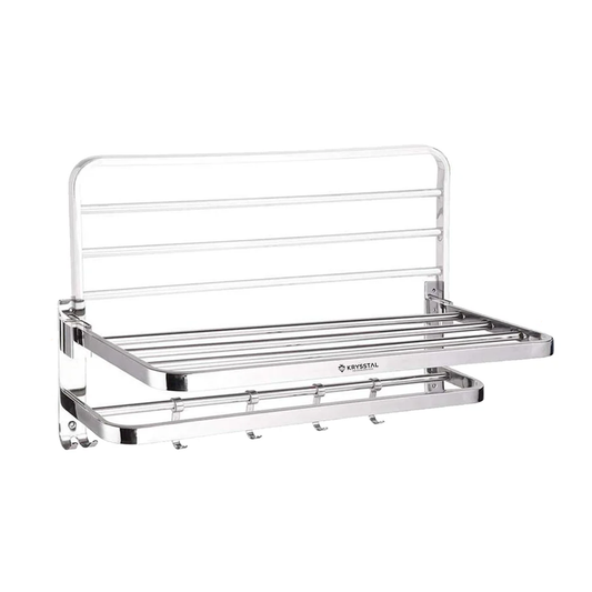 TwinFlex 304-SS Dual Foldable Towel Rack