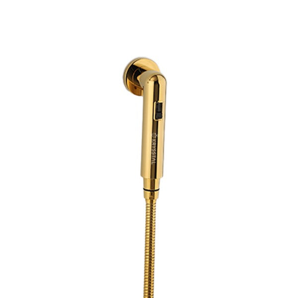 Gold Magnetic ABS Health Faucet with 304-SS Shower Tube (1m) & No-Drill Wall Hook