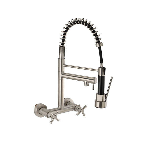 Spector Pull-out Kitchen Sink Mixer Tap with Dual Swivel Spouts