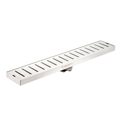 Vertiline 304-SS (24"x 4") Shower Drain Channel with Cockroach Trap