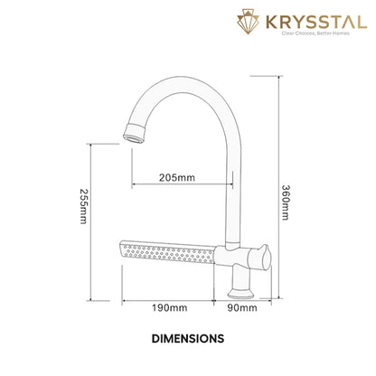 Cascade Waterfall Kitchen Sink Tap