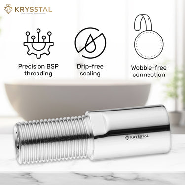 Extension Nipple (3 Inches) Chrome Plated Brass
