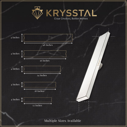 Tile-Insert 304-SS (24"x 4") Shower Drain Channel with Cockroach Trap