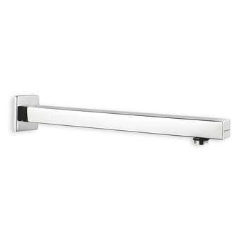 Square Stainless Steel Shower Arm (15 Inches) with Flange