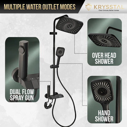 Oceanus Multi-functional Shower Panel Complete Set