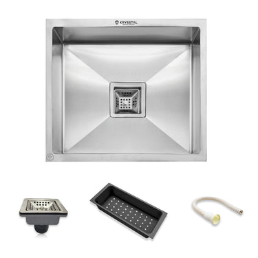 Handmade 304-SS Single Bowl (18 x 16 x 10 inches) Kitchen Sink