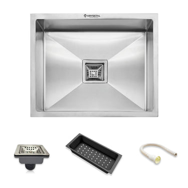 Handmade 304-SS Single Bowl (21x 18 x 10 inches) Kitchen Sink